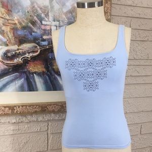 J. Jill Self Bra Stretch Cami Tank Top